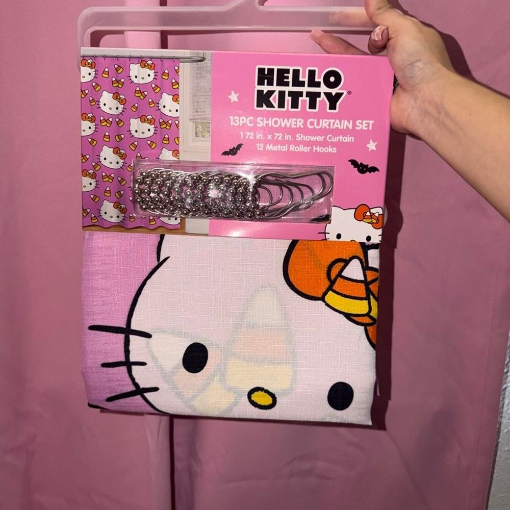 Hello Kitty Halloween Shower Curtain